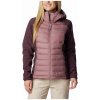 Dámska zimná bunda Columbia Powder Lite™ II Hybrid Hooded Jacket Veľkosť: M / Farba: fialová