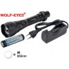 LED Baterka Wolf-Eyes X-Beam Biela + IR850 LED Praktik Set