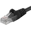 PremiumCord sp6utp030C patch UTP, RJ45-RJ45, CAT6, 3m, černý