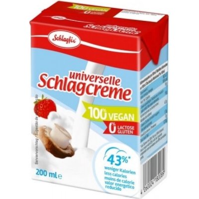 Schlagfix Rastlinná smotana na šľahanie 43% 200 ml od 1,39 € - Heureka.sk