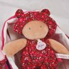 Doudou Julijou v růžové přenášecí tašce 20 cm