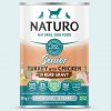 Naturo Senior Dog Grain & Gluten Free Turkey with Chicken in a Herb Gravy - Morka a Kura v bylinkovej omáčke - 12 x 390 g