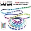 WG - LED pásek WG10, 10 metrů, s ovladačem, IP 65, se síťovým adaptérem