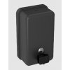 Sanela - Dávkovač mydla s držiakom, matná čierna SLZN 39V