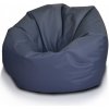 zdravší-spánok Sedací vak SAKWA L Polyester Ekokoža/Polyester: NC16-Sivá tmavá(Polyester)