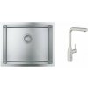 Súprava kuchynská batéria Grohe Essence 30270DC0, nerezový drez Grohe K700 31726SD0