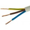 Kábel elektrický H05VVH2-F 3x1,5 G biely-100m