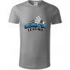 Badminton legend - Tričko z organickej bavlny - S ( Starostrieborná )