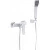 Imex ART nástenná sprchová batéria + sprchový set biela matná BDAR025-5BL