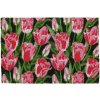 Kokosová rohožka Pink tulips, 40,5 x 61 cm