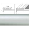 Prechodové lišty A31 - SAMOLEPIACE šírka 2,5 x výška 1 x dĺžka 270 cm - strieborná