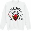 Stranger Things - Hellfire Club (White) (mikina) Large