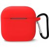 Fotověci Gumový Ochranný Obal Case Pouzdro na Sluchátka Airpods Výběr Barev Barva: Červená