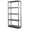 REGÁL PLASTOVÝ Jupiter-5 180x60x46 PVC sivý Wamar Sosenka