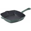 Silvercrest® Liatinová grilovacia panvica, 24 cm (zelená) (100392723)