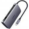 Rozbočovač UGREEN 7v1 CM212 USB-C PD 100W, 2x USB-A 3.0, HDMI 4K/30Hz, SD/TF, adaptér RJ45