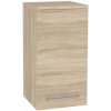 Mereo, Mereo Bino kúpeľňová skrinka horná 63 cm, ľavá, Multidecor, Dub Bardolino, MER-CN695DBAR