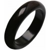 Nefertitis Achát čierny prsteň Kruh NF61027 - 56 mm (US 7,5)