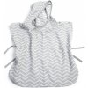 Mušelínové PONCHO Silver Grey