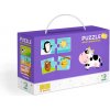 DODO puzzle Čo jedia zvieratká? 12×2 dieliky
