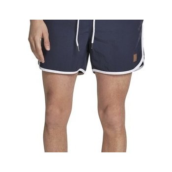 Urban Classics krátke nohavice Retro Swimshorts navy/white