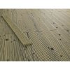 Terasová doska ryhovaná/čiastočne ryhovaná ihličnaté drevo zelená 28x145x3000 mm