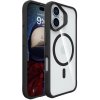 AppleMix JP MagFit kryt pre Apple iPhone 16 - Podpora MagSafe - Odolný - Plast / guma - Čierny