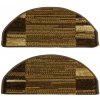 Najkoberce Nášľap na schody Luna 503760/50911 adagi hnedý 70x24 cm + 3 cm