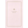 Biblia Católica, Regalos Y Ceremonias, Color Rosa, Cuero Reciclado