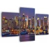 Obraz nočného mesta (Obraz 90x60cm)