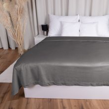 Biante Zamatový prehoz na posteľ Velvet Prémium SVP-017 Tmavo sivý 140x200 cm