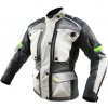 Dámska moto bunda FIORANO textil šedo/biela - M