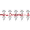 Dacia LOGAN 04-9/2008 príchytky čalúnenia interiéru 10 ks