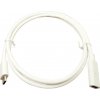Cliff Kábel USB-C USB-C ® zásuvka, USB-C ® zástrčka 1.00 m biela pozlátené kontakty FCR72003W; FCR72003W