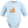Eevi Body rozopínacie s dlhým rukávom Cars&Bears modré - 62