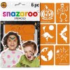 ŠABLÓNY NA MAĽOVANIE NA TVÁR - SNAZAROO - HALLOWEEN - SADA 6 KS