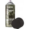 HQS farba v spreji pre kamufláž 400 ml RAL 9005 čierna matná