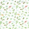 Bavlna kolekcia Enchanted Forest s listami a motýľmi 1 m