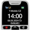 EVOLVEO EasyPhone, mobilný telefón pre seniorov s nabíjacím stojanom, biela (EP-501-WH)