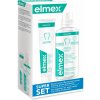 Elmex Sensitive Plus ústná voda 400 ml + zubná pasta 75 ml