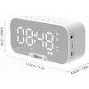 Digitálny zrkadlový budík s Bluetooth reproduktorom a FM rádiom