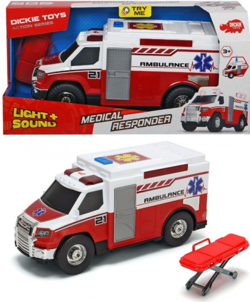 Dickie Ambulance 33 cm světlo zvuk