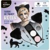 Farby na tvár MAČKA - 3 farby + štetec a čelenku (sada)