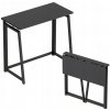 HUZARO Skladací písací stôl Mark Adler Leader 1.5 Čierny 80x40cm
