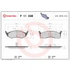 BREMBO Sada brzdových doštičiek P 11 008