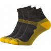Ponožky Zulu Merino Lite 3 pack Veľkosť ponožiek: 43-47 / Farba: sivá/žltá