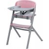 Kinderkraft Select Jedálenská stolička 3v1 LIVY Aster Pink, Premium