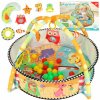 Baby Mix hrací deka s hrazdou Sovičky