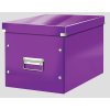 Leitz Click&Store Wow box štvorcový purpurový A4