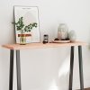 Stolová doska 120x50x(2-4) cm neošetrený masív živé hrany-ForU-363892